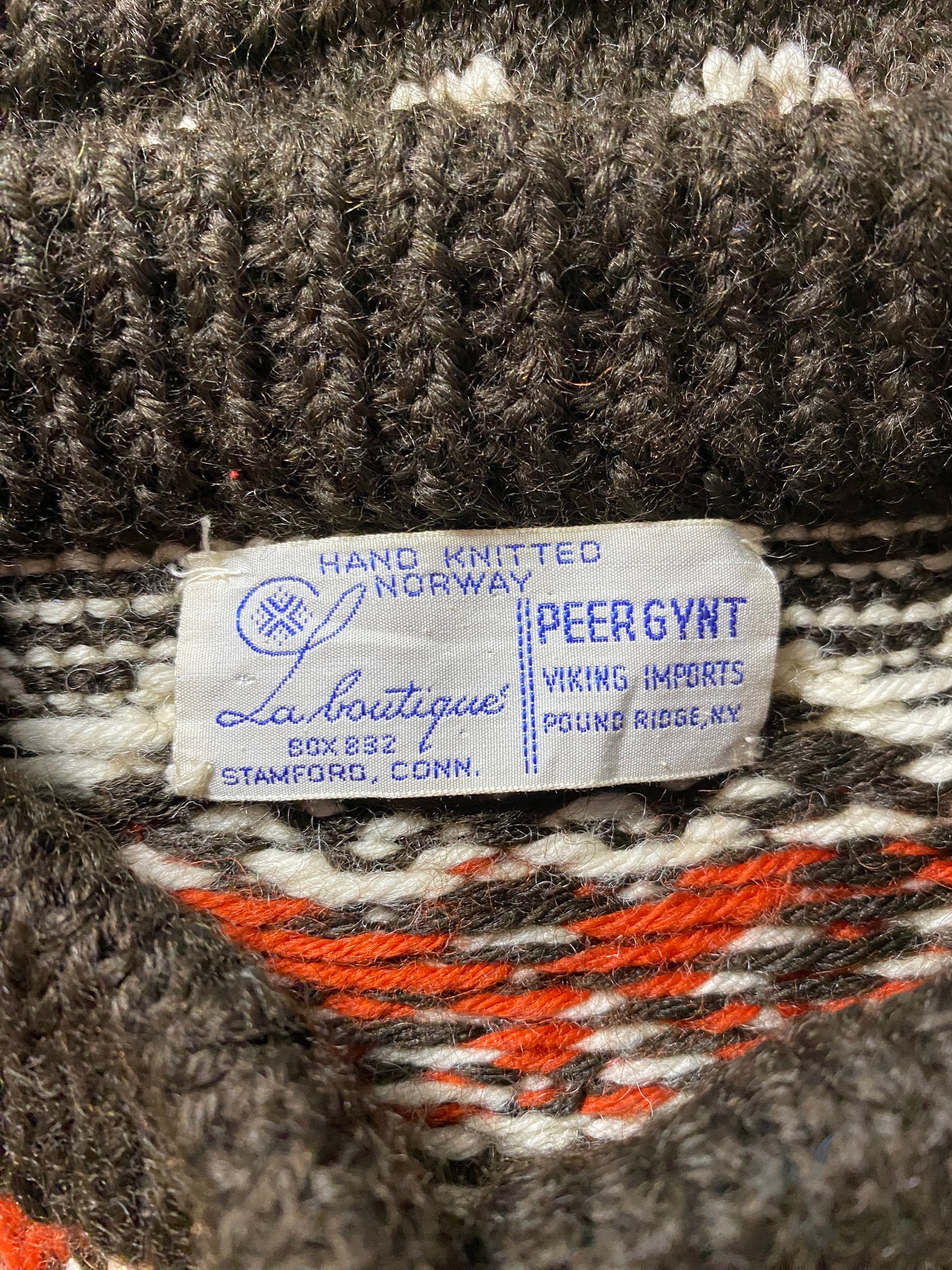 Vintage LA BOUTIQUE Size Approx. Ladies M Wool Knit Sweater / G6999K