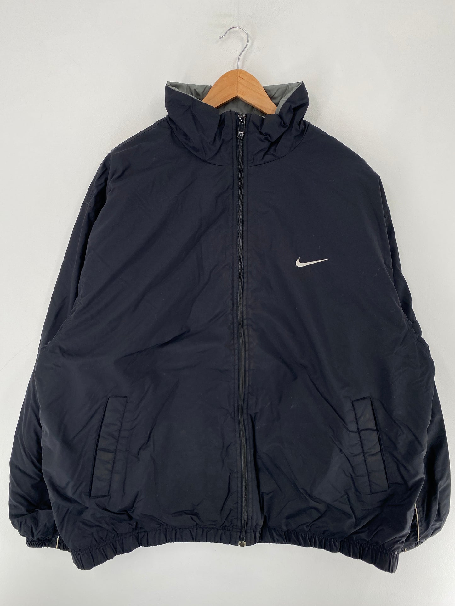 00' NIKE Size M Vintage Nylon Padded Zip-up Jacket / F5708N