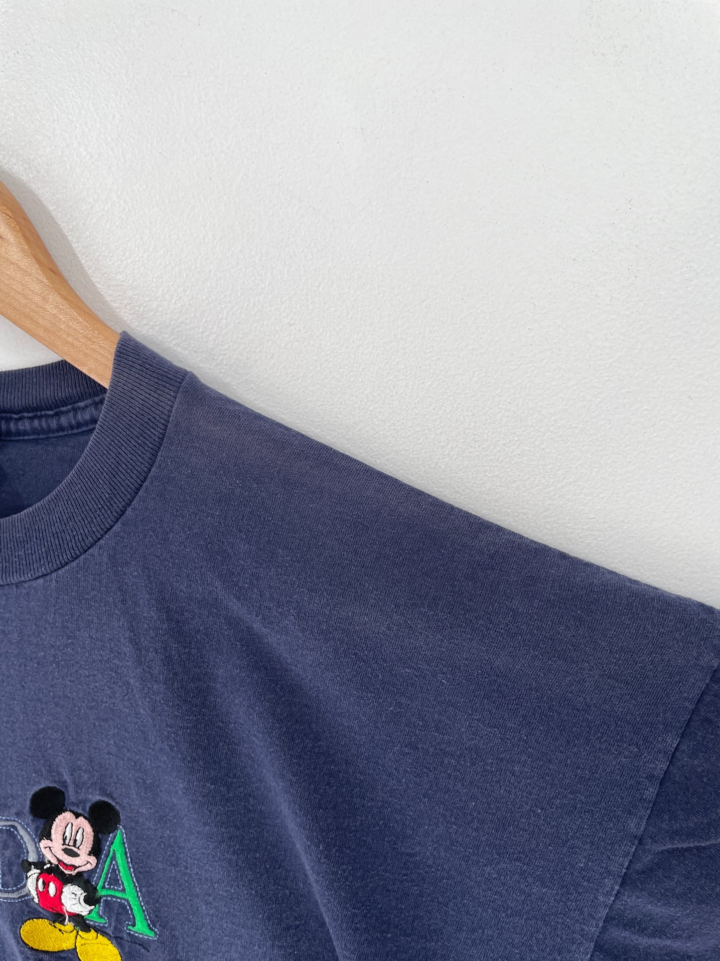 90's DISNEY MICKEY Made in USA Size Approx. L Vintage T-Shirt / F3656T