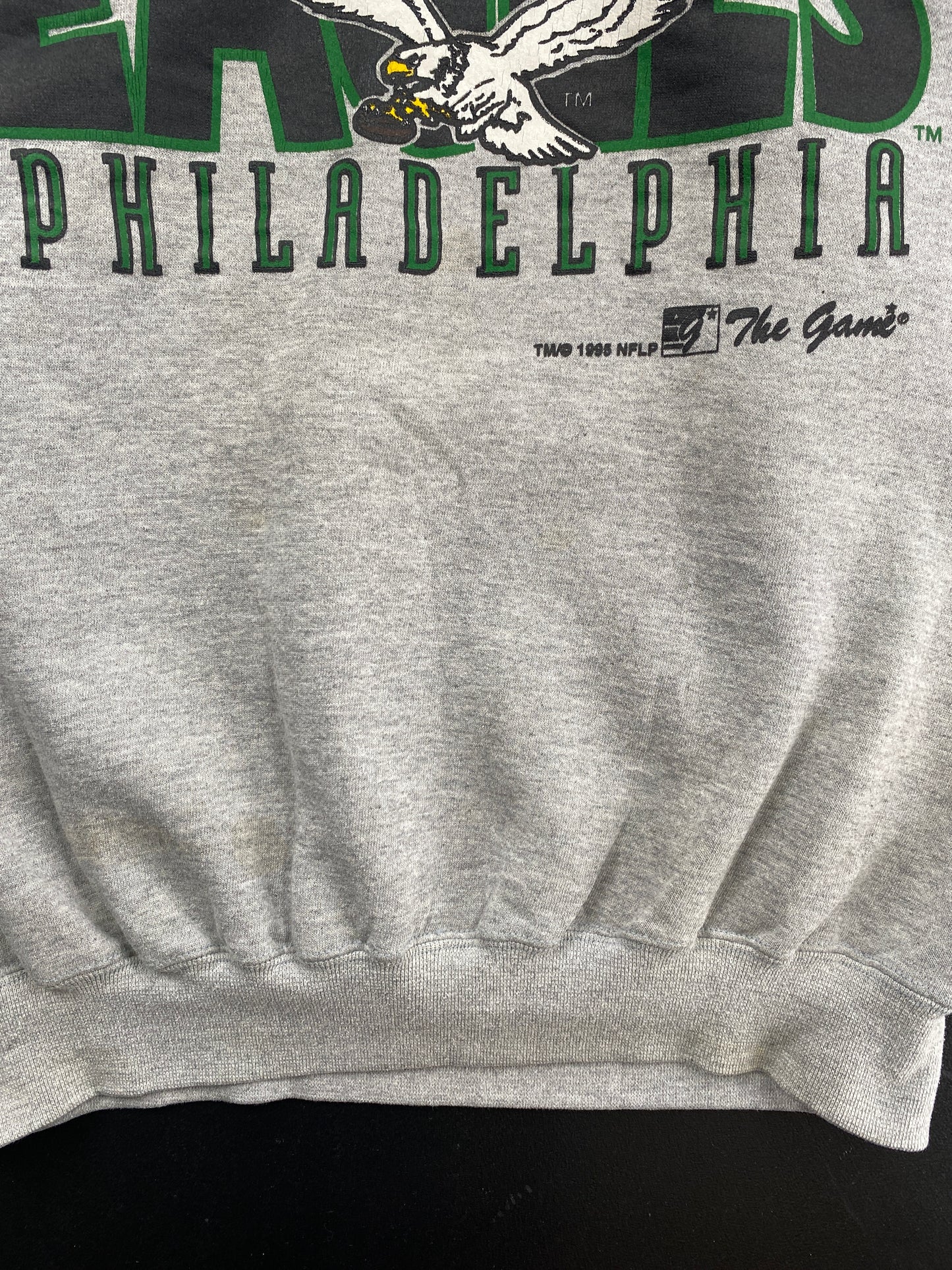 1995 PHILADELPHIA EAGLES Made in USA Size XXL Vintage NFL Sweat-Shirt / G6100S