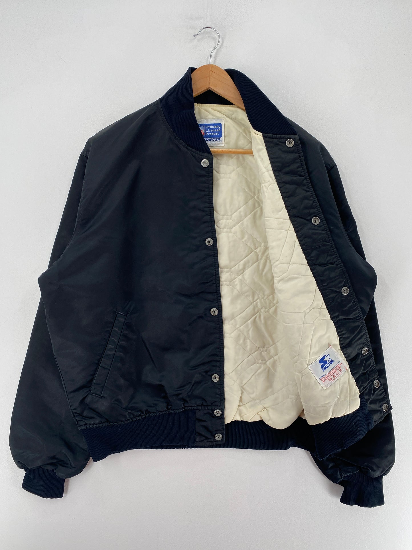 90’s STARTER x LAS VEGAS RAIDERS Made in USA Size L Vintage NFL Padded Nylon Jacket / F6060N