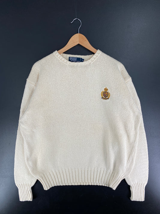 90’s POLO RALPH LAUREN Size XL Cotton Knitwear / F3832K
