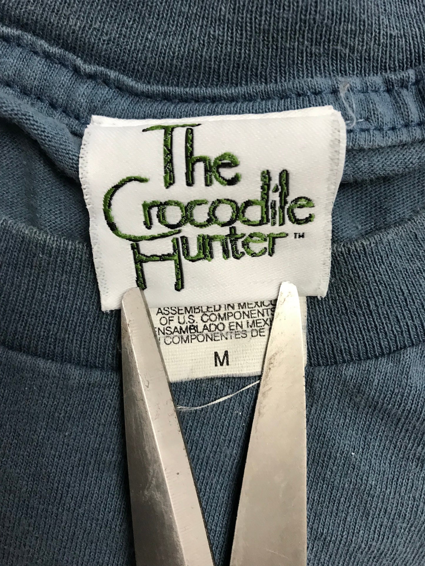 (M) 2001 THE CROCODILE HUNTER Vintage T-Shirt / A0920T