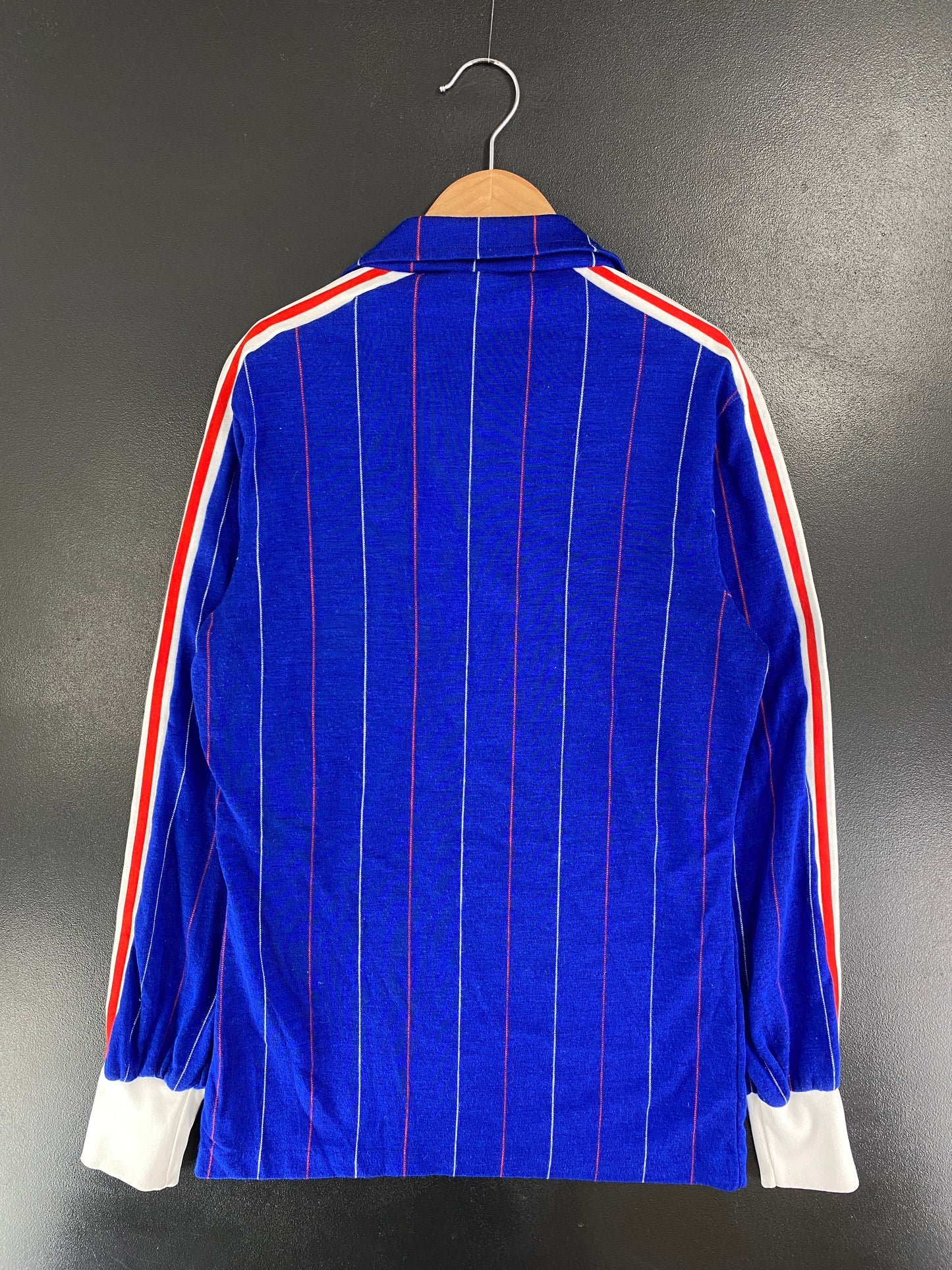 80's ADIDAS FRANCE Size Approx. XS Vintage Soccer Game Shirt / G3808T