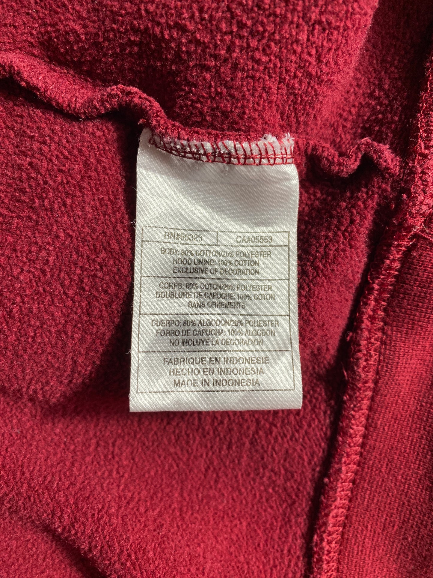 00' NIKE MINI SWOOSH Size L Vintage Hoodie Sweat-shirt / G5529S