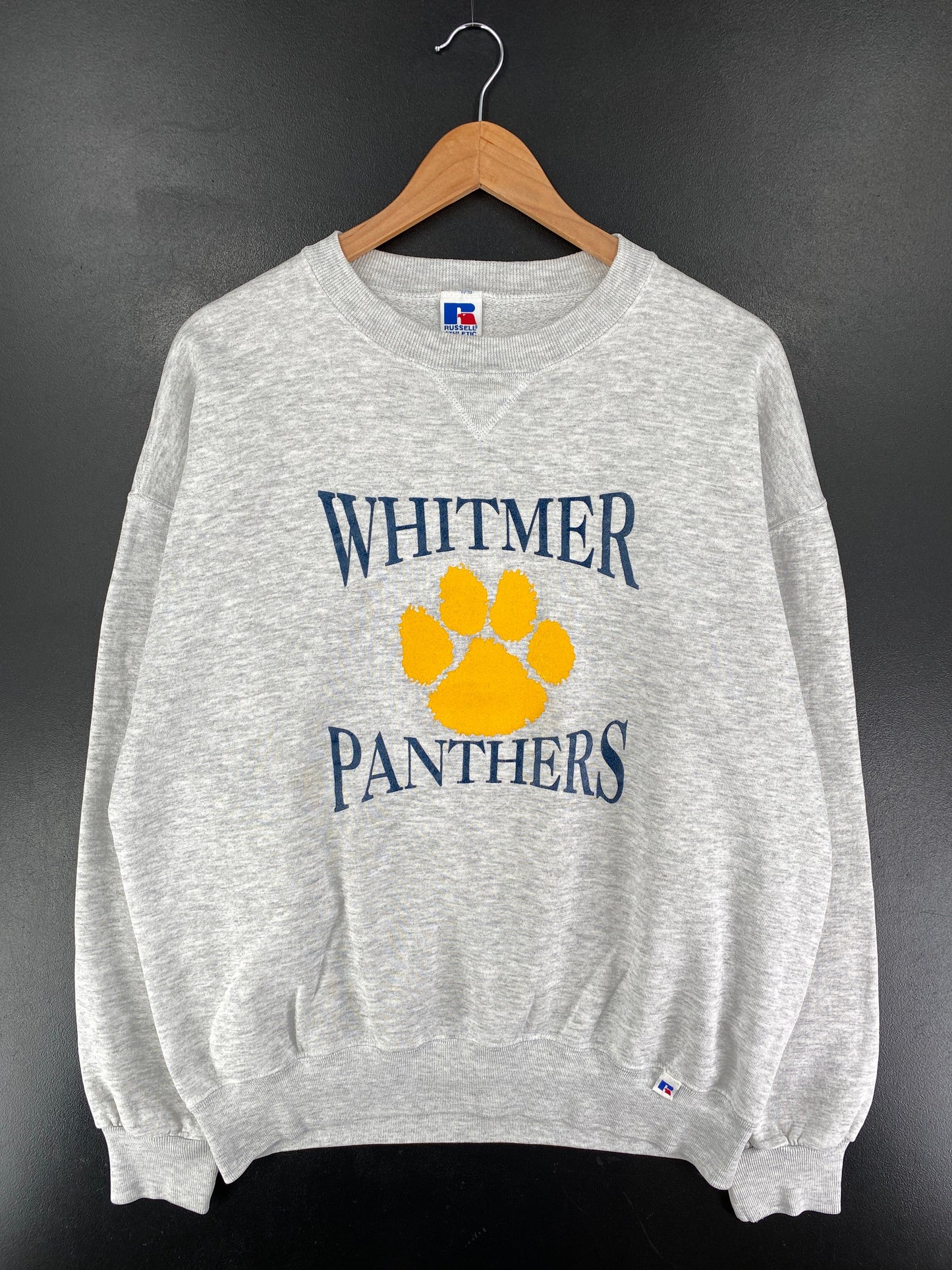 90's RUSSELL X WHITMER PANTHERS Size XL Vintage College Sweat-shirt / G776S