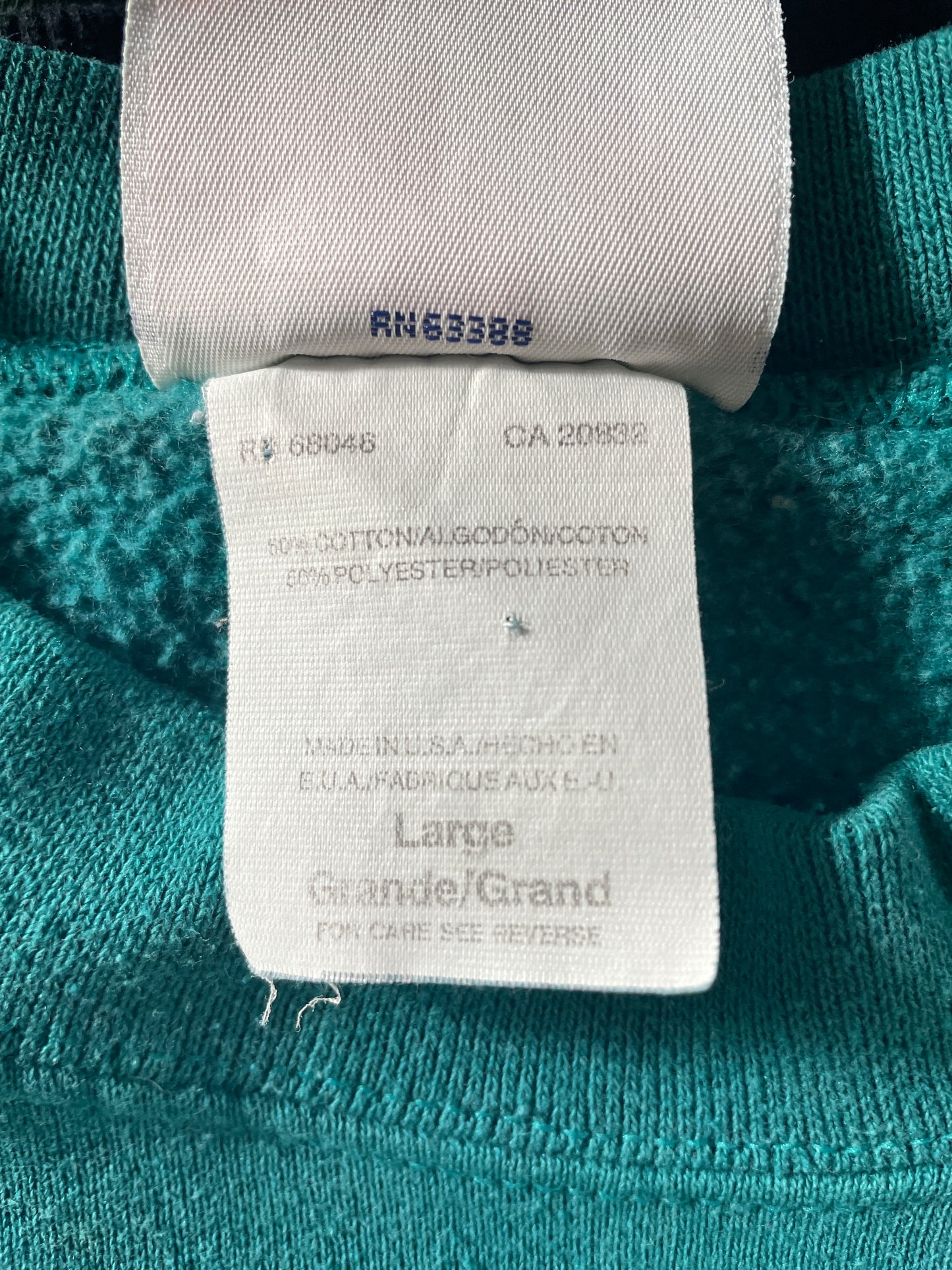 90's MIAMI DOLPHINS Made in USA Size L Vintage NFL Sweat-Shirt / F4360S