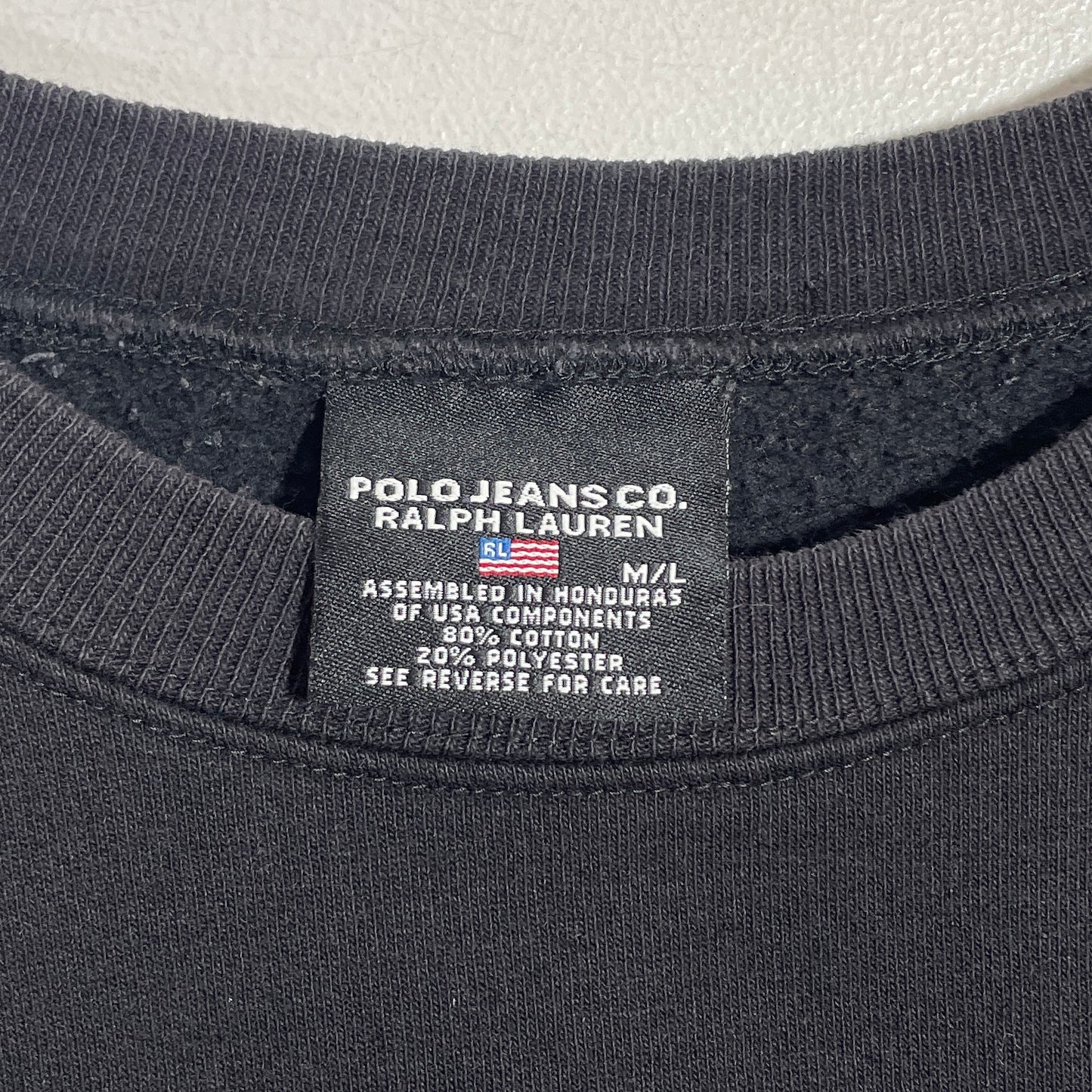 (M/L) 00' POLO JEANS COMPANY RALPH LAUREN Sweat-shirt / A0720S