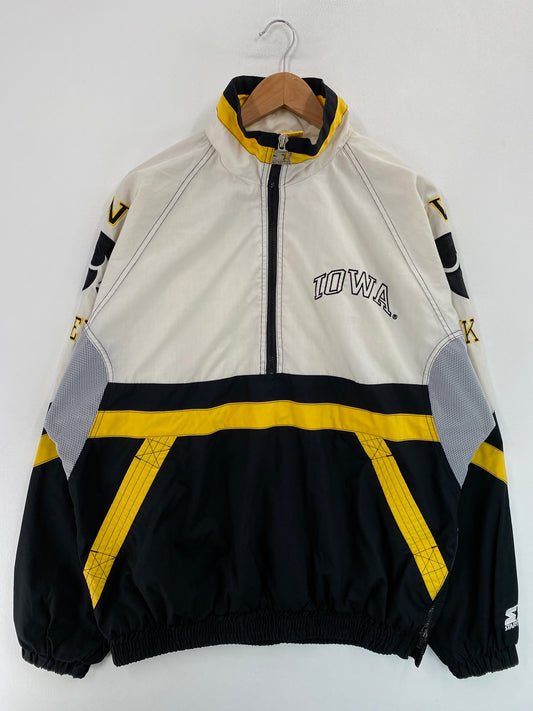 90’s STARTER x IOWA HAWKEYES Size XL Nylon Jacket / G4770N