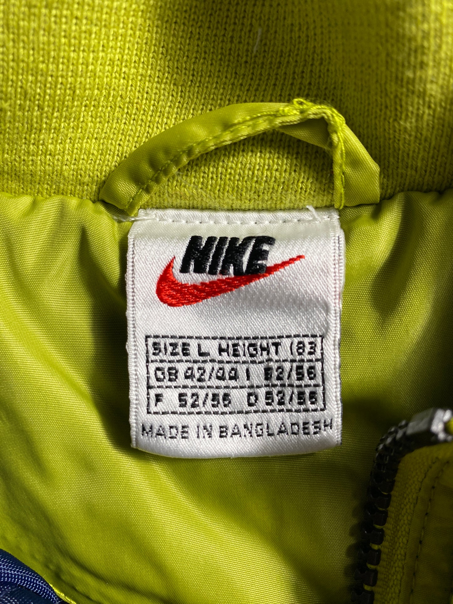 90's NIKE Size L Vintage Nylon Padded Zip-up Jacket / G5898N