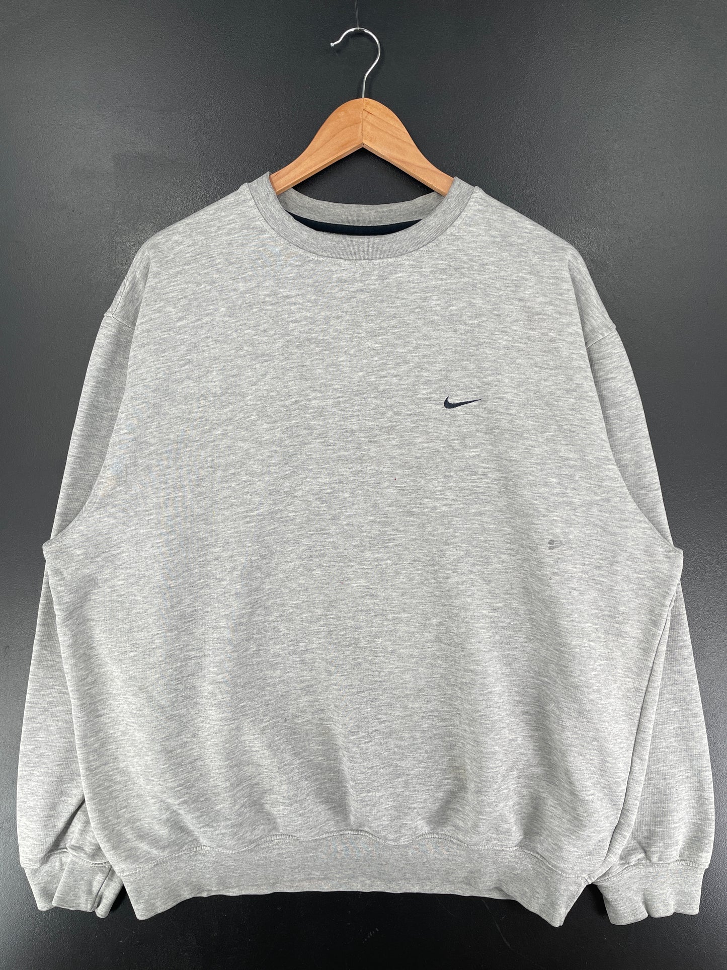 00' NIKE MINI SWOOSH Size L Vintage Sweat-shirt / G2853S