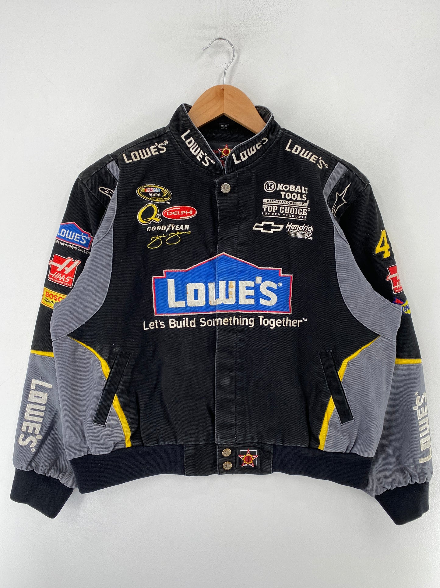 2008 Kids LOWE'S Size Kids XL Vintage Racing Jacket / F8399J