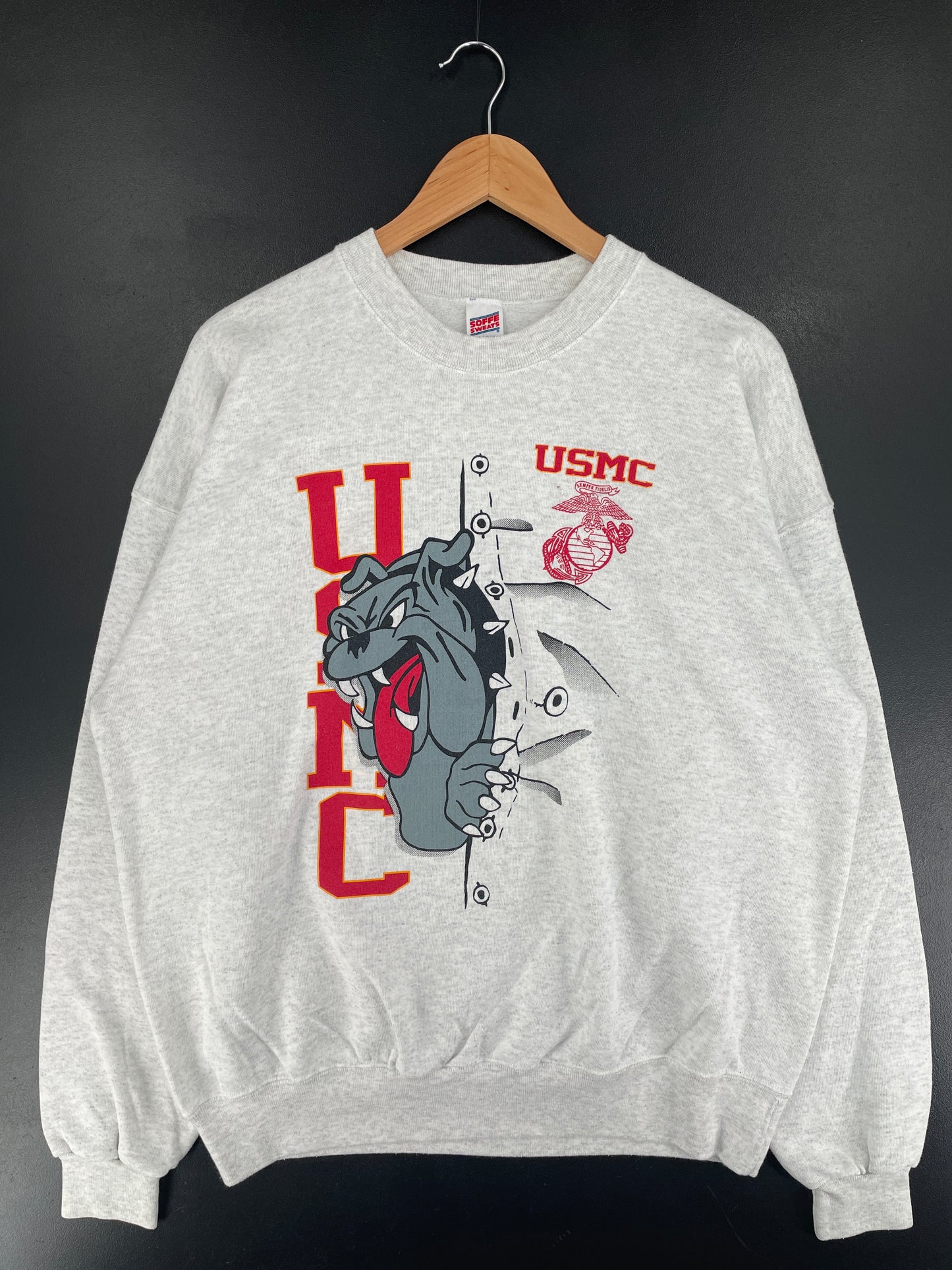 90's USMC Made in USA Size XL Vintage College Sweat-shirt / F2441S