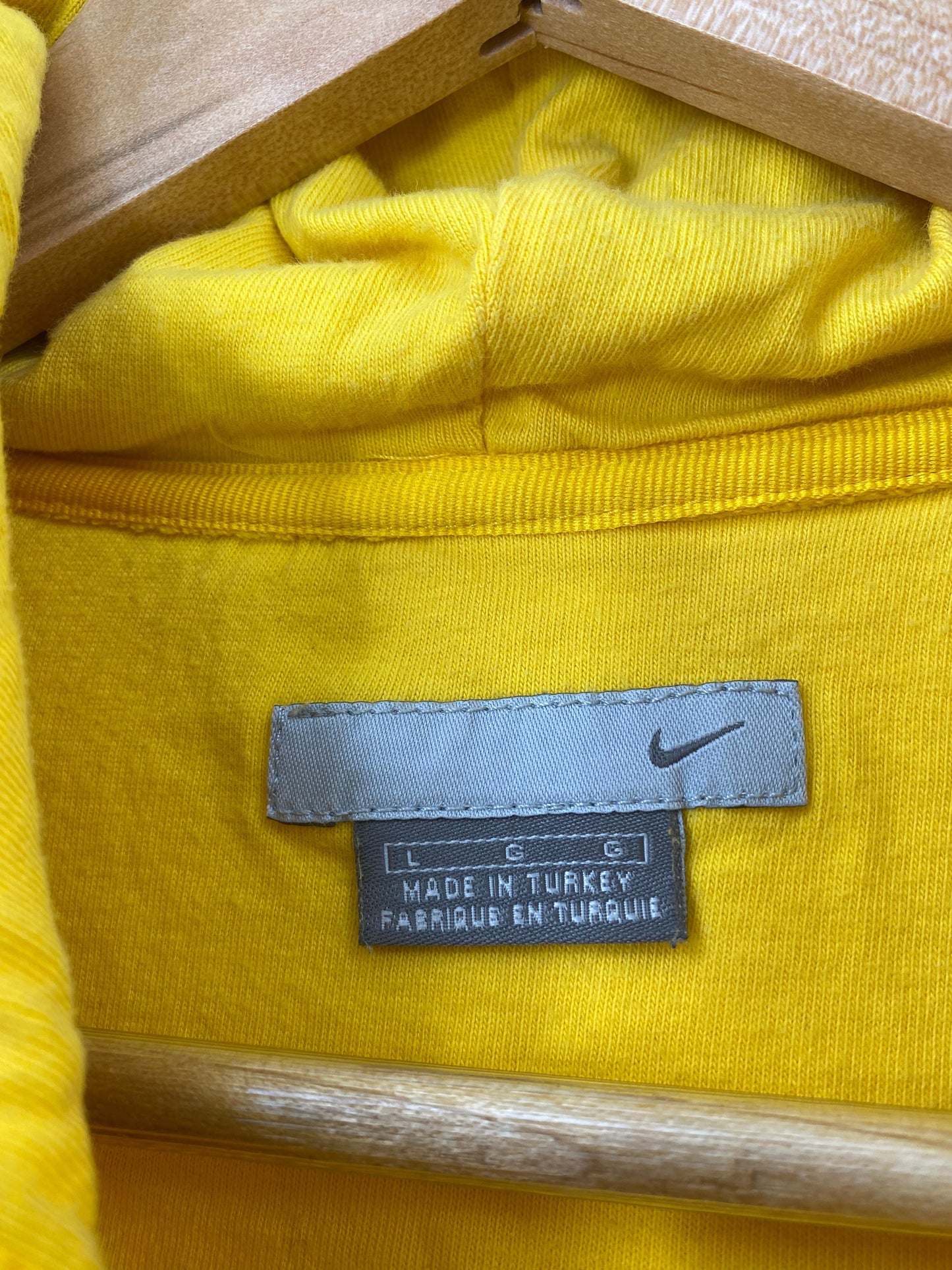 00' NIKE MINI SWOOSH Size L Vintage Zip-up Hoodie Sweat-Shirts / G5262S