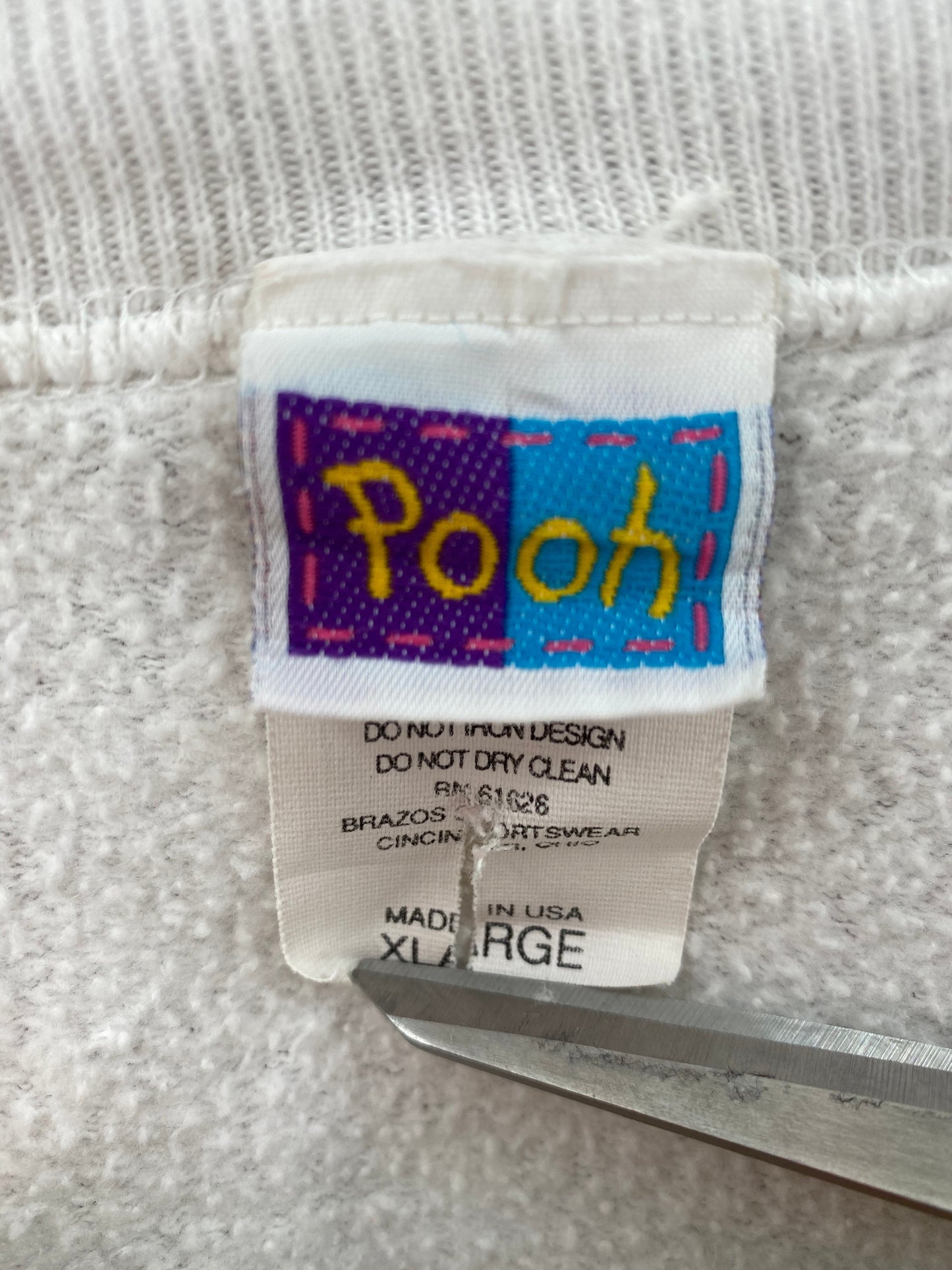 .90’s DISNEY PIGLET Made in USA Size XL Vintage Sweat-shirt / E8154S