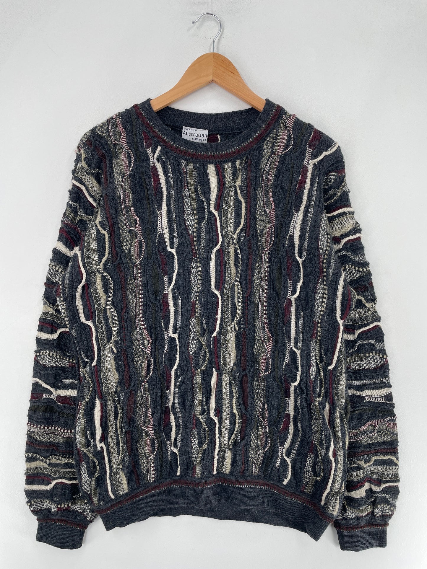 Vintage COOGI Style Size L Wool Knit Sweater / F3761K