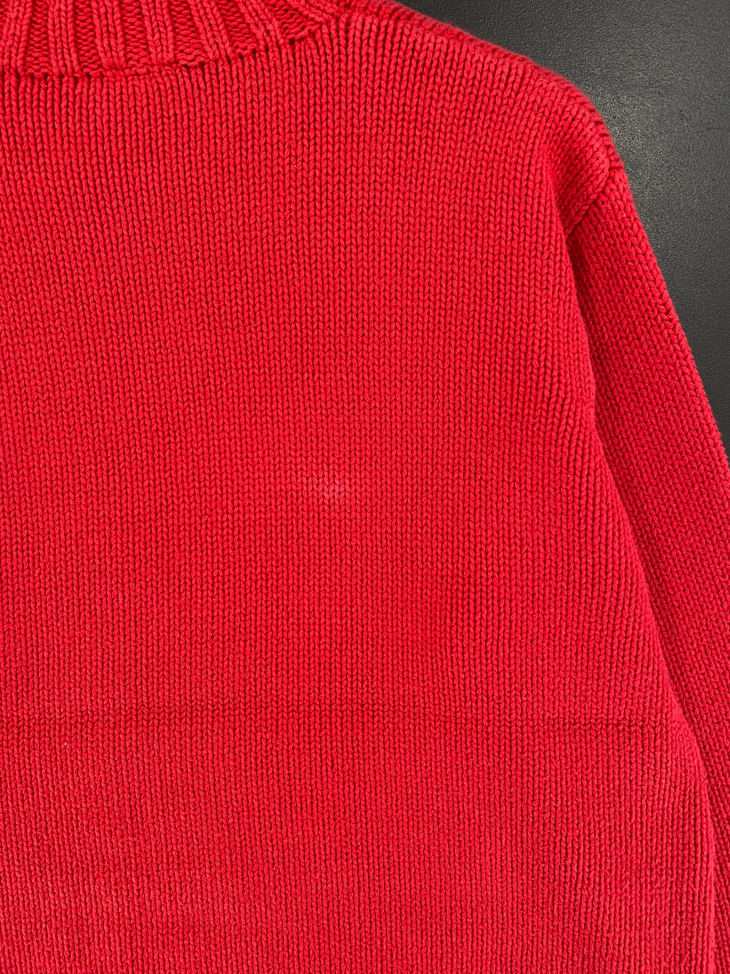 90’s TOMMY Size M Cotton Knit Sweater / G4729K