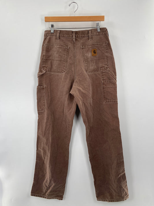 Vintage CARHARTT Size W30 x L33 Duck Pants / F7491P