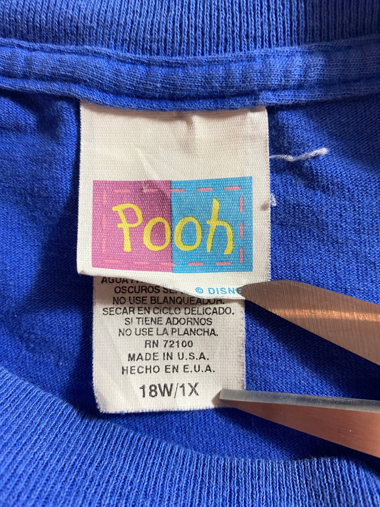 90’s DISNEY TOGGER Size Approx. XL Vintage T-shirt  / E8689T