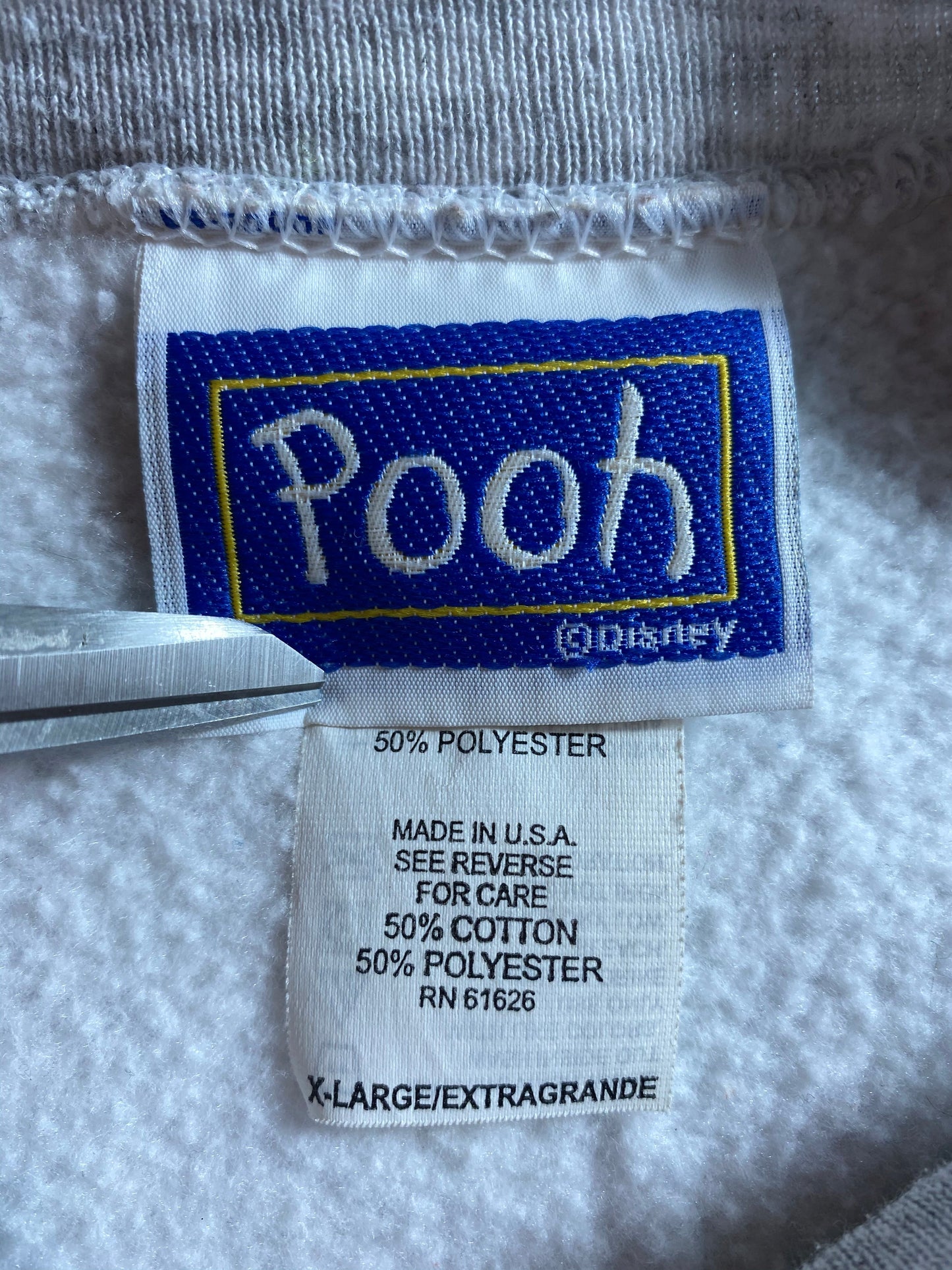 00’ DISNEY WINNIE THE POOH TIGGER Made in USA Size XL Vintage Sweat-shirt / E8256S