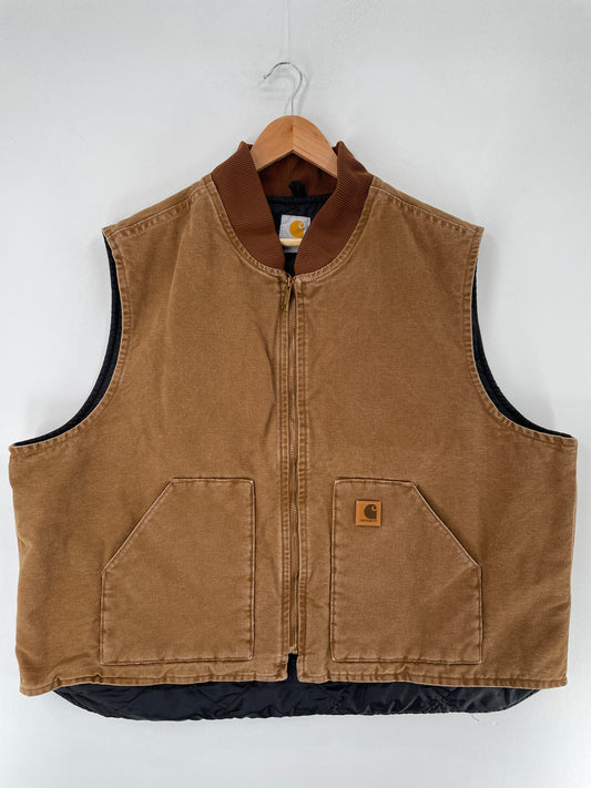 Vintage CARHARTT Size XXXL Duck Vest / F2612J