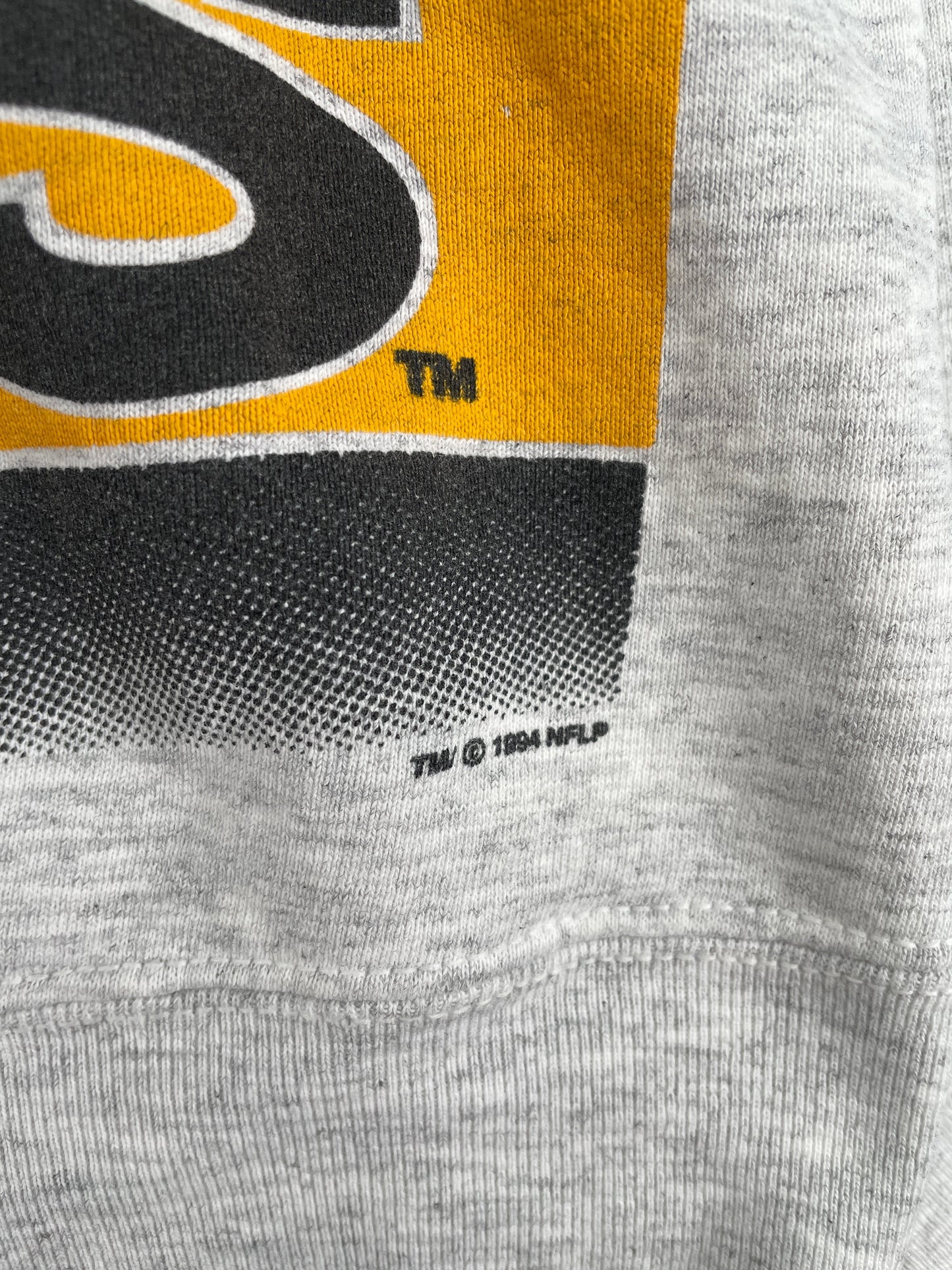1994 SALEM x PITTSBURGH STEELERS Made in USA Size L Vintage NFL Sweat-shirt / F2048S