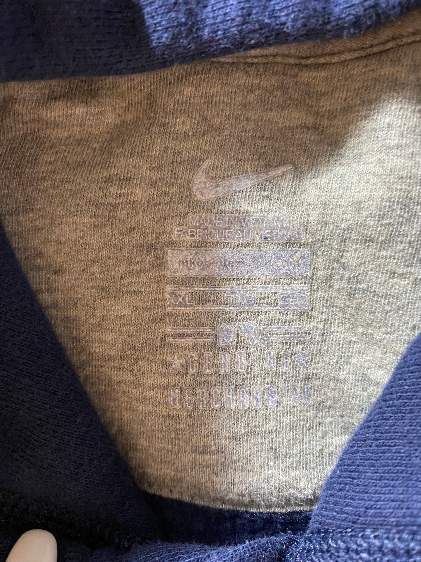 Vintage NIKE x ATLANTA BRAVES Size Ladies XXL MLB Sweat-Shirt / G2786S