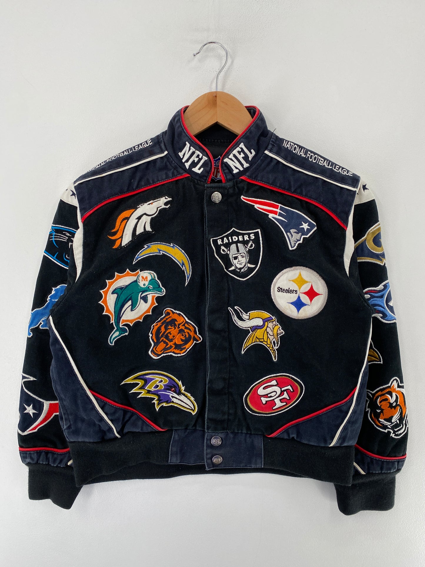 Vintage Kids NFL Size Kids M Racing Jacket / F8051J