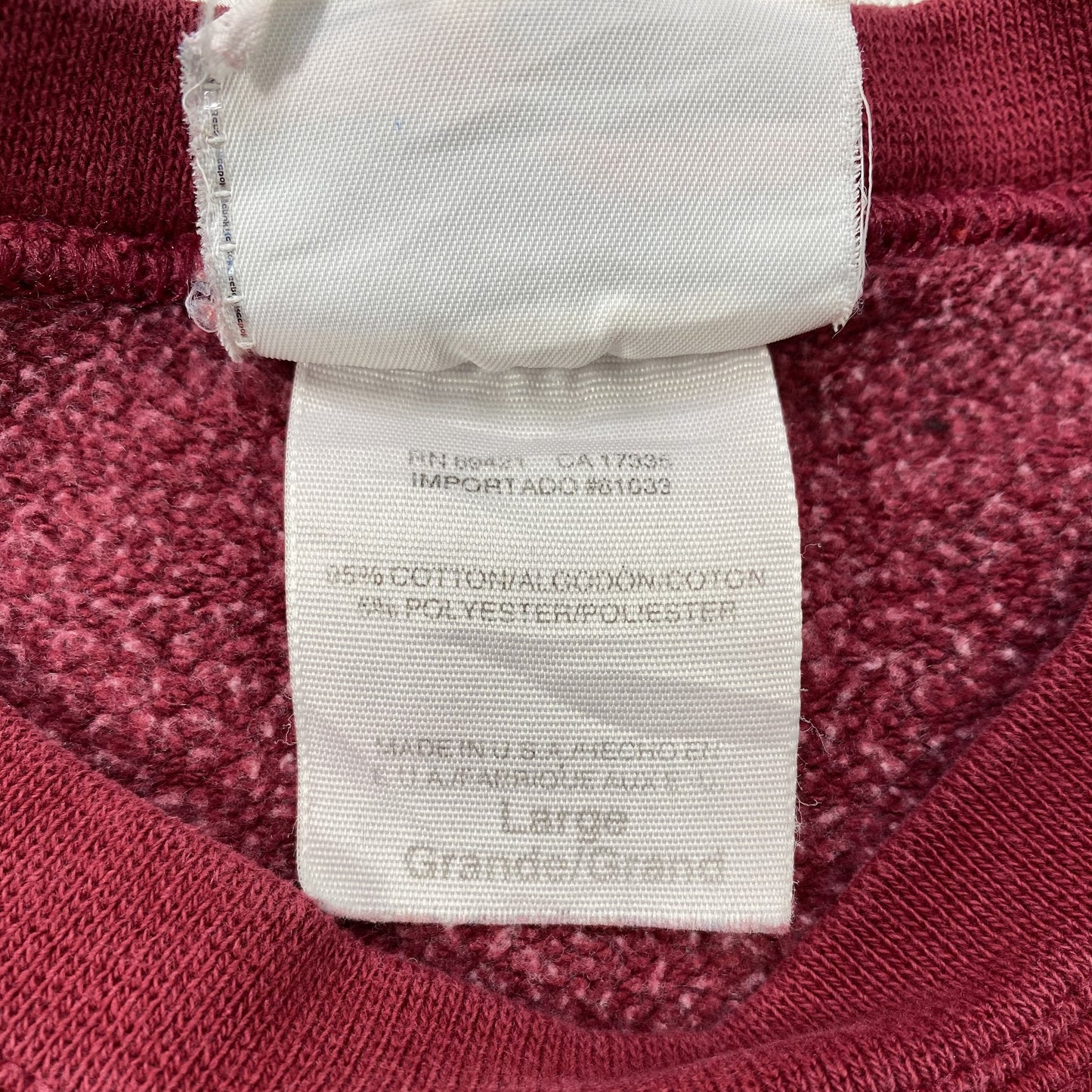 (L) 90's REEBOK Vintage Sweatshirt / A0051S