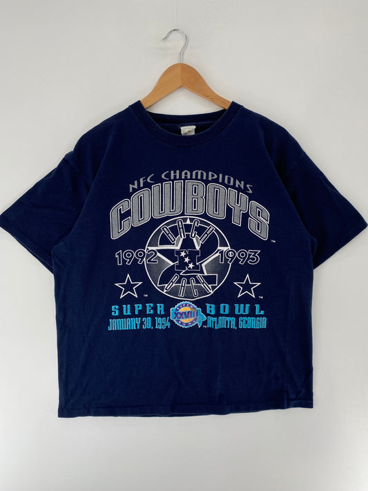 1994 DALLAS COWBOYS NFC CHAMPIONS Size XL NFL T-shirt / F1235T