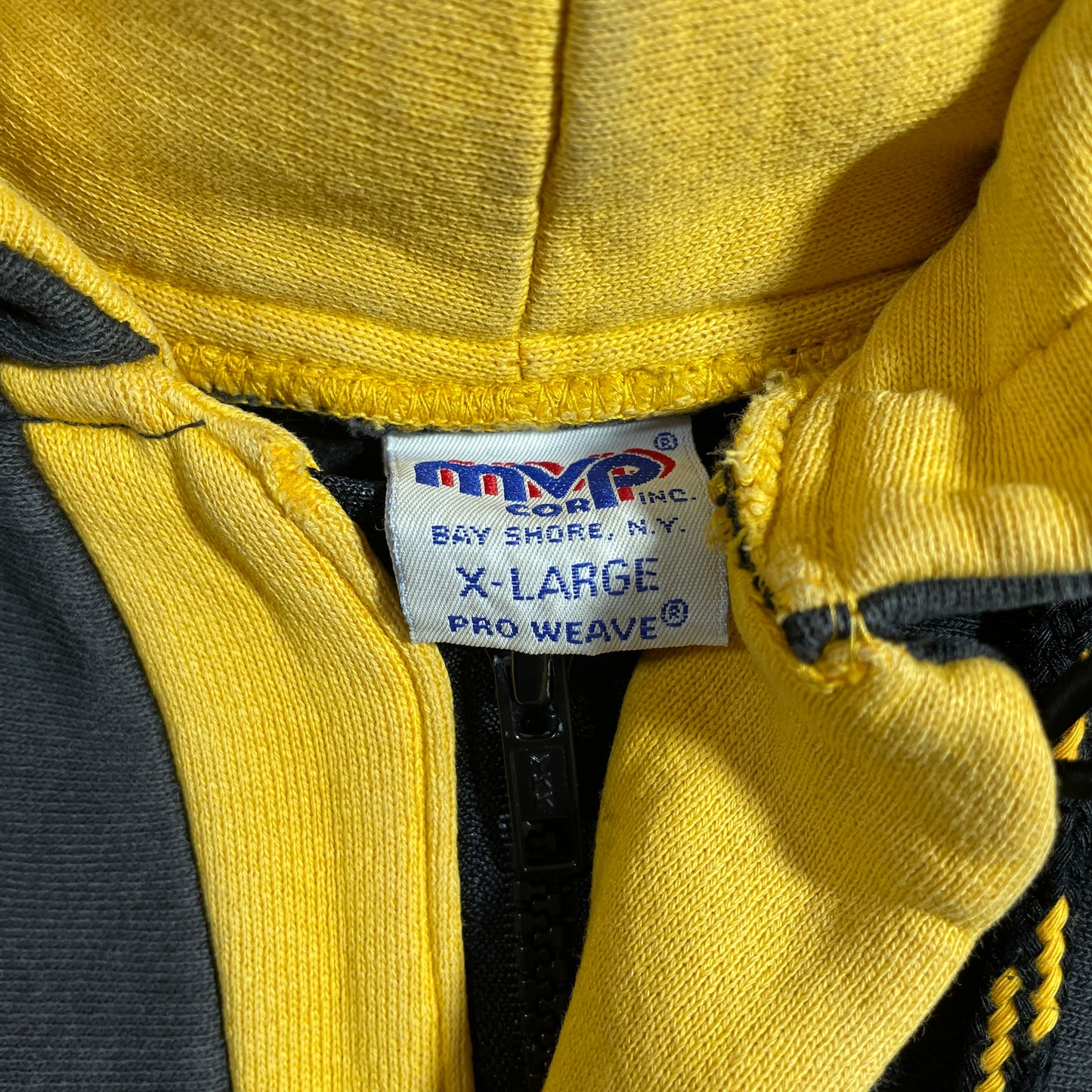 (XL) 90's THE SIMPSONS Vintage HalF Zip Hoodie Sweatshirt / A1151S
