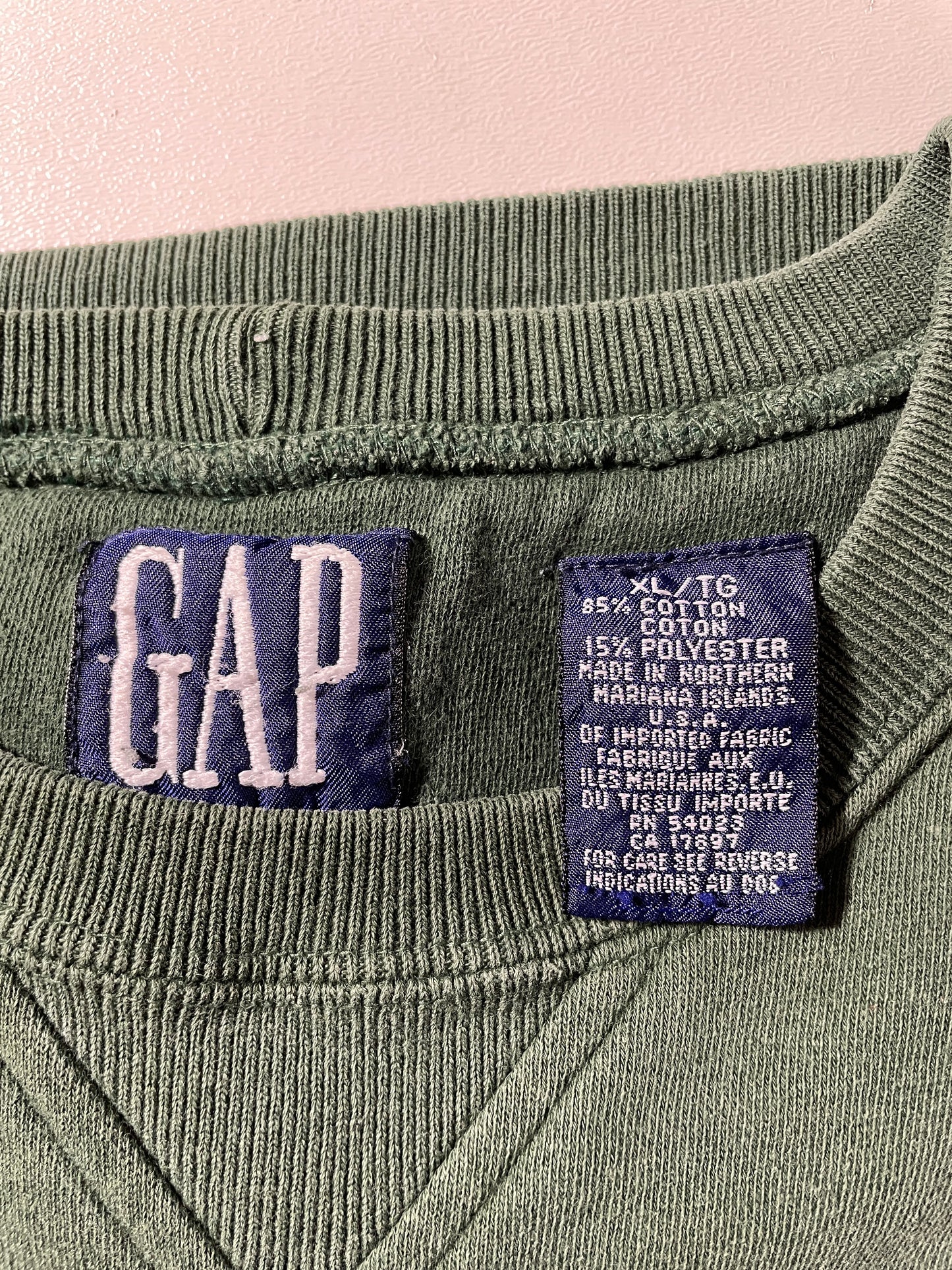 90's GAP Made in USA Size XL Vintage Sweat-shirt / G2980S