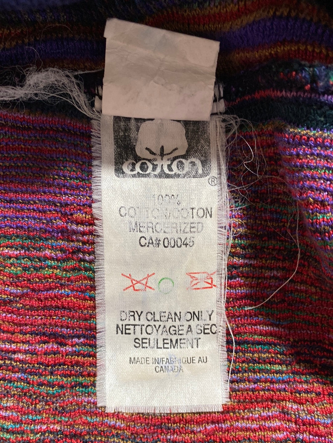Vintage 3D COOGI-Style Size L Knit Sweater / G1409K