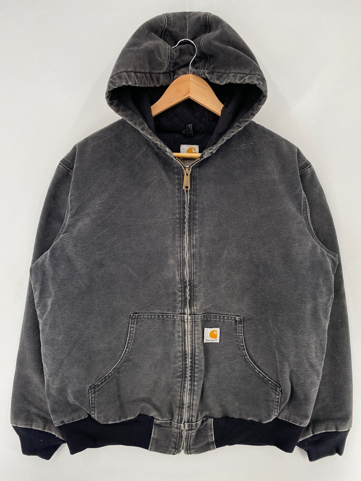 Vintage CARHARTT Size Ladies L Duck Hoodie Jacket / F8746J