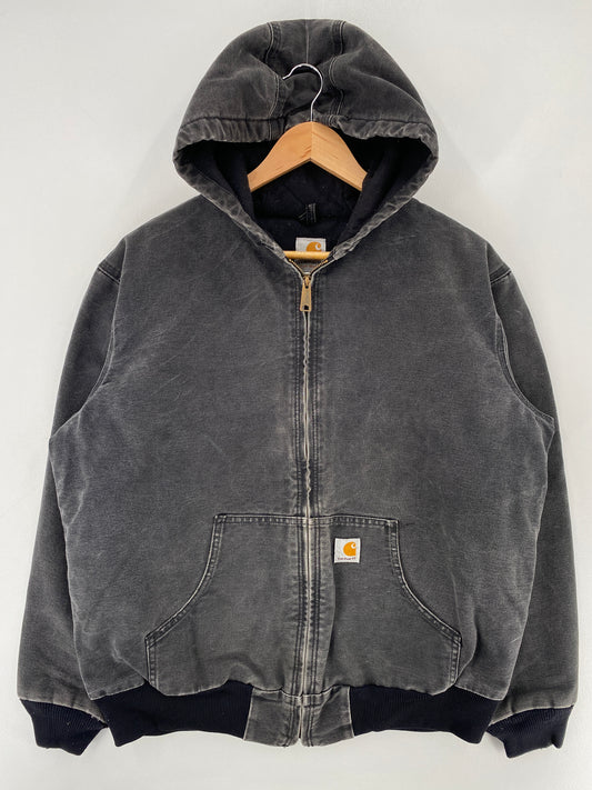 Vintage CARHARTT Size Ladies L Duck Hoodie Jacket / F8746J