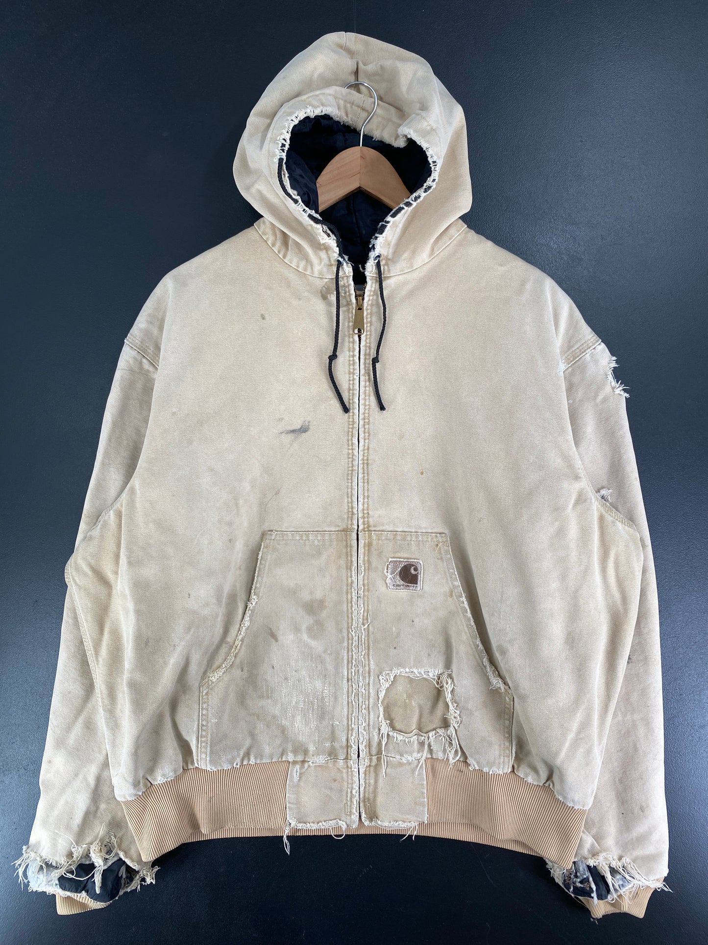 .90's CARHARTT Made in USA Size XL Vintage Duck Jacket / F6186J