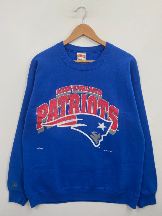 1994 NEW ENGLAND PATRIOTS Made in USA Size L Vintage NFL Sweatshirt / G6092S