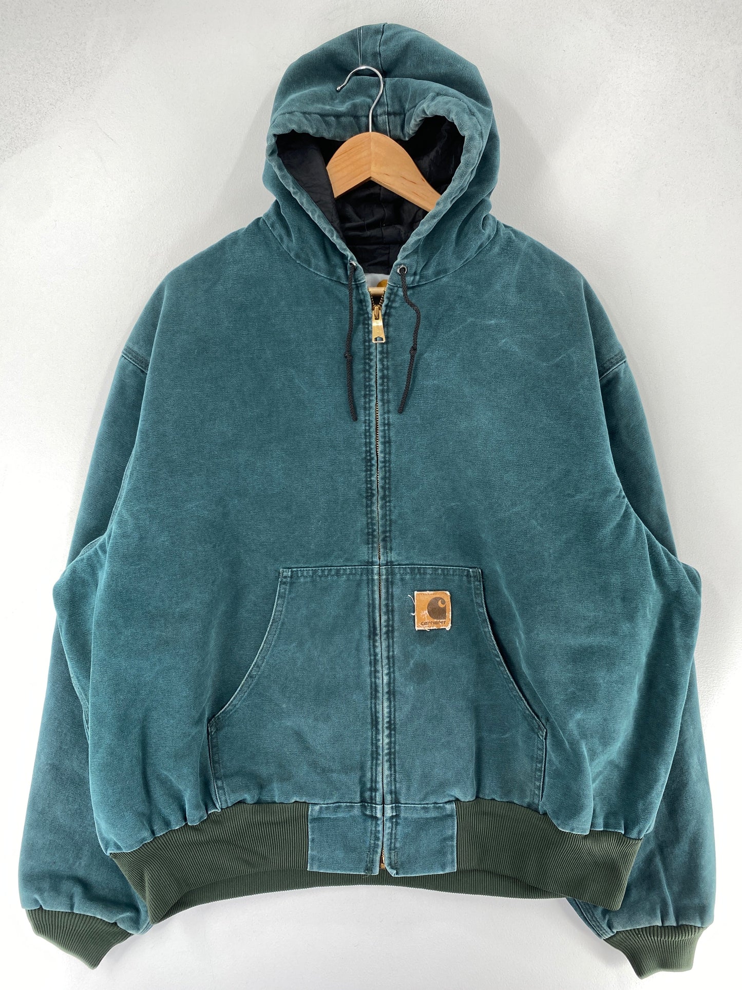 90's CARHARTT Made in USA Size XXL Vintage Zip-Up Duck Jacket / F7141J