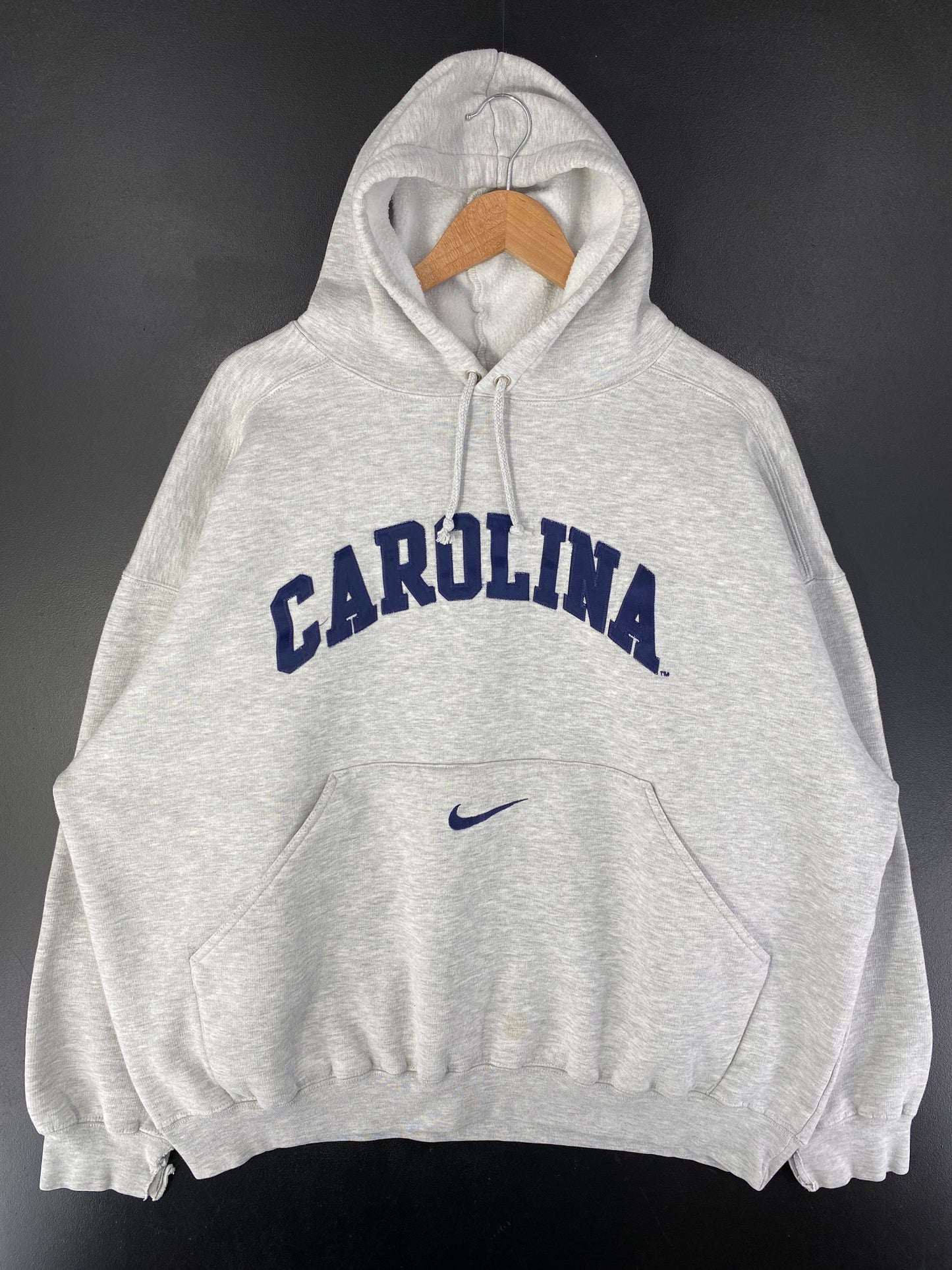 90's NIKE x CAROLINA Size Ladies XL Vintage College Hoodie Sweat-Shirt / G996S