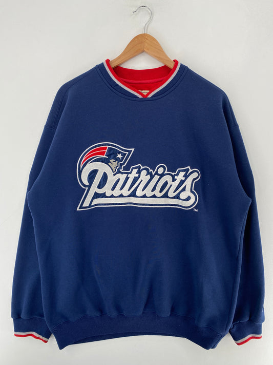 90’s STARTER x NEW ENGLAND PATRIOTS Size L NFL Sweat-Shirt / F6576S