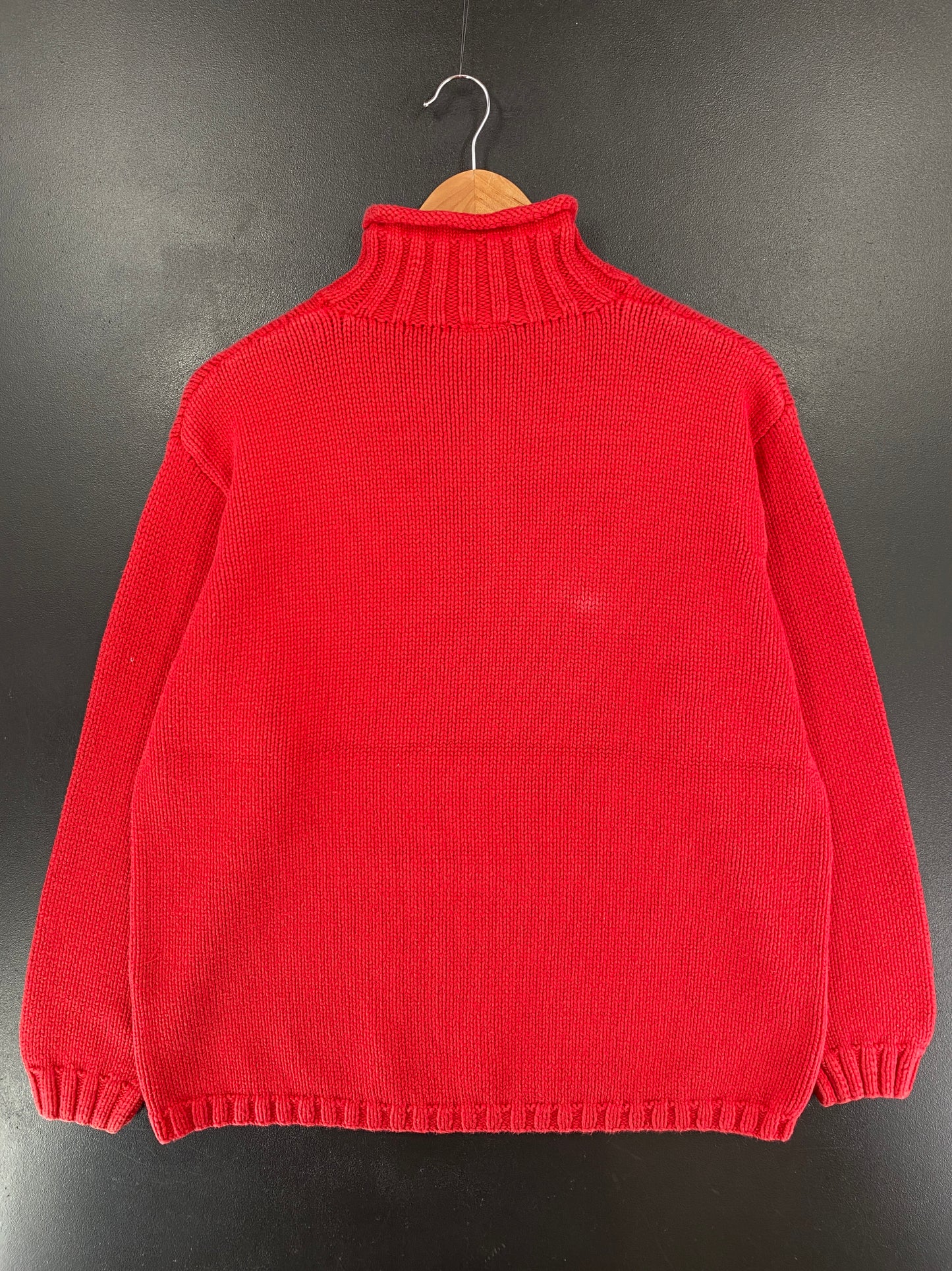 90’s TOMMY Size M Cotton Knit Sweater / G4729K