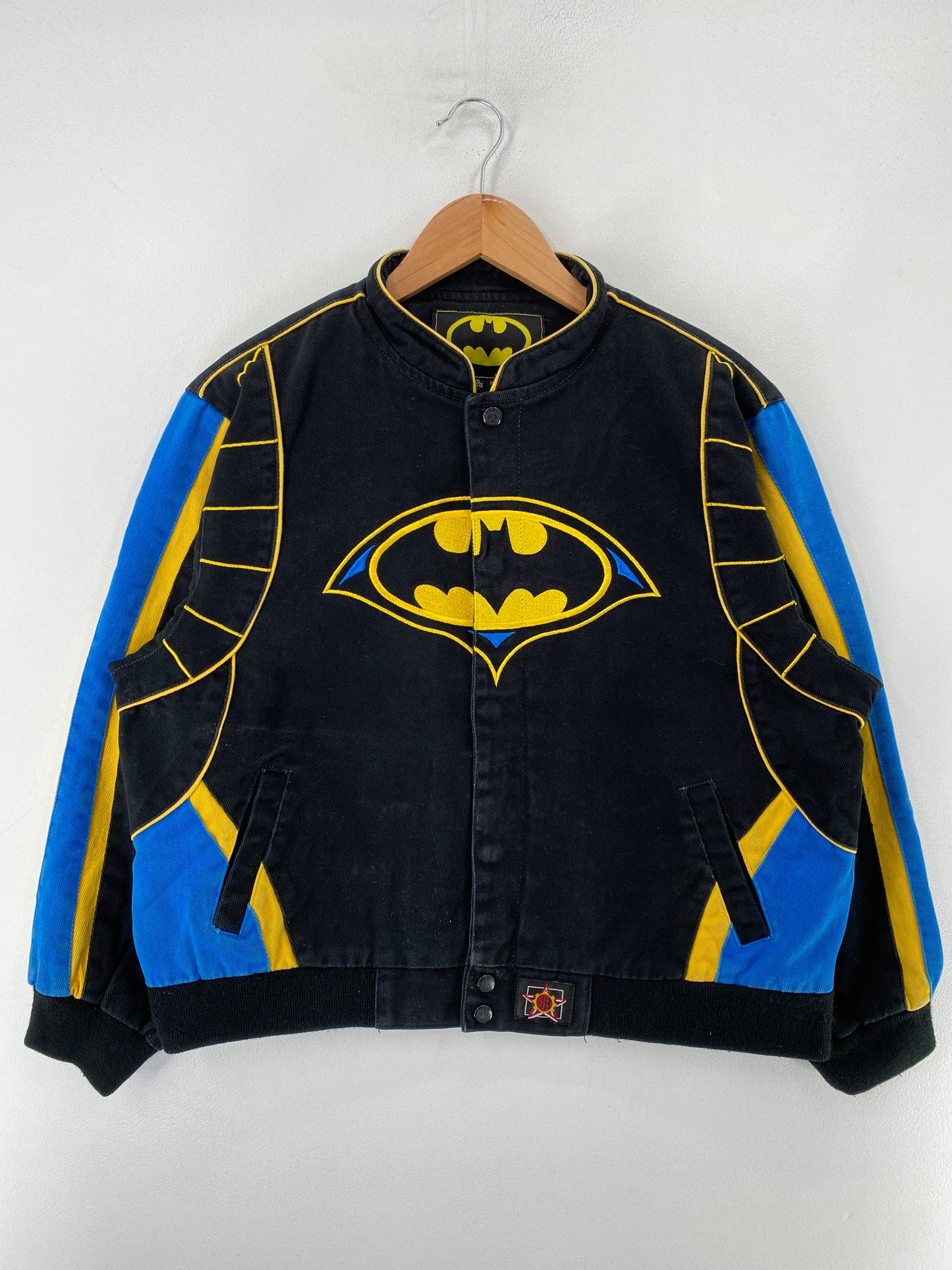 Vintage Kids BATMAN Size Kids XXL Racing Jacket / F8398J