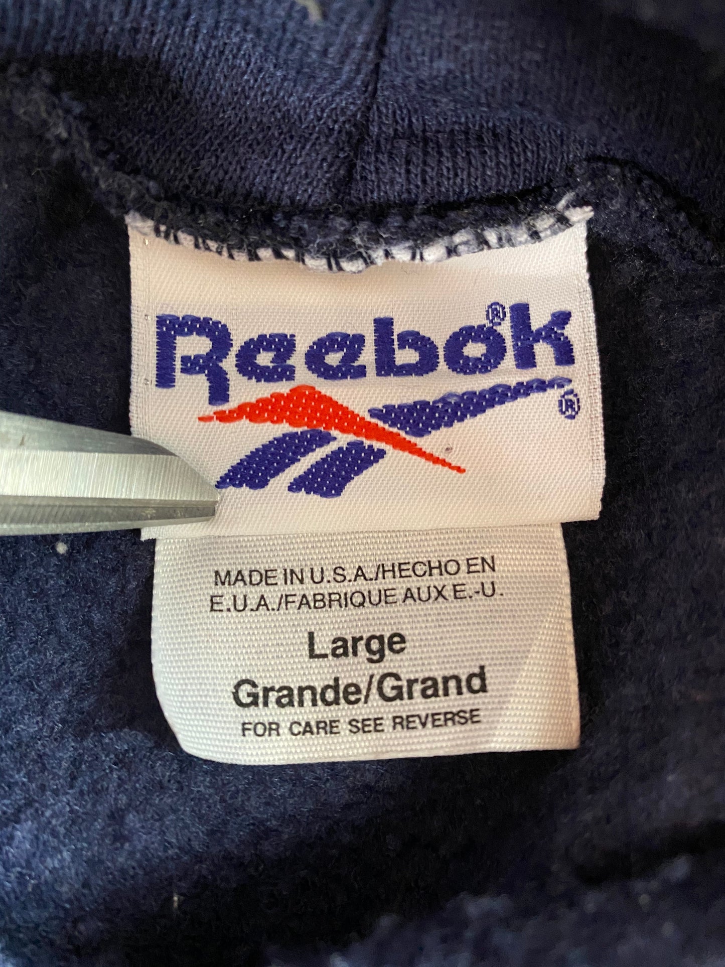 90's REEBOK Size L Vintage Hoodie Sweat-shirt / F6155S