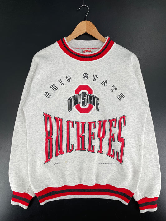 1994 OHIO STATE BUCKEYES Made in USA Size M Vintage College Sweat-shirt / F4218S