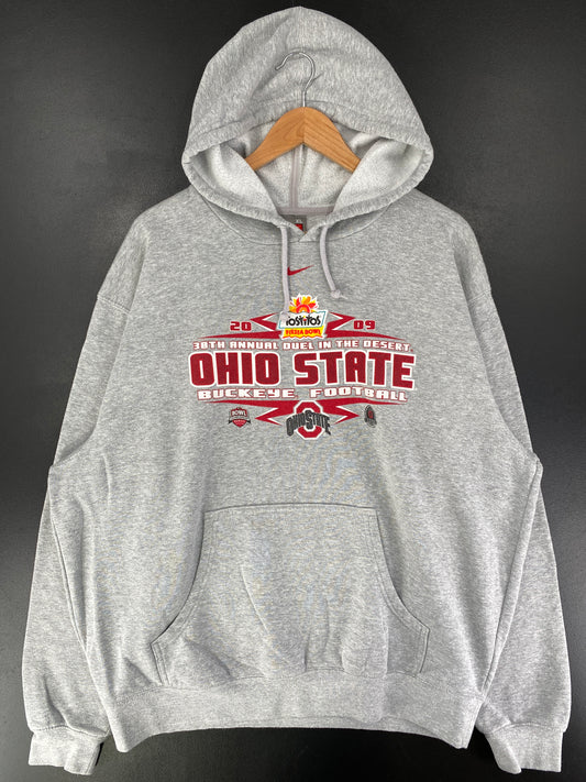 00' NIKE x OHIO STATE Size XL Vintage College Hoodie Sweat Shirt / G501S