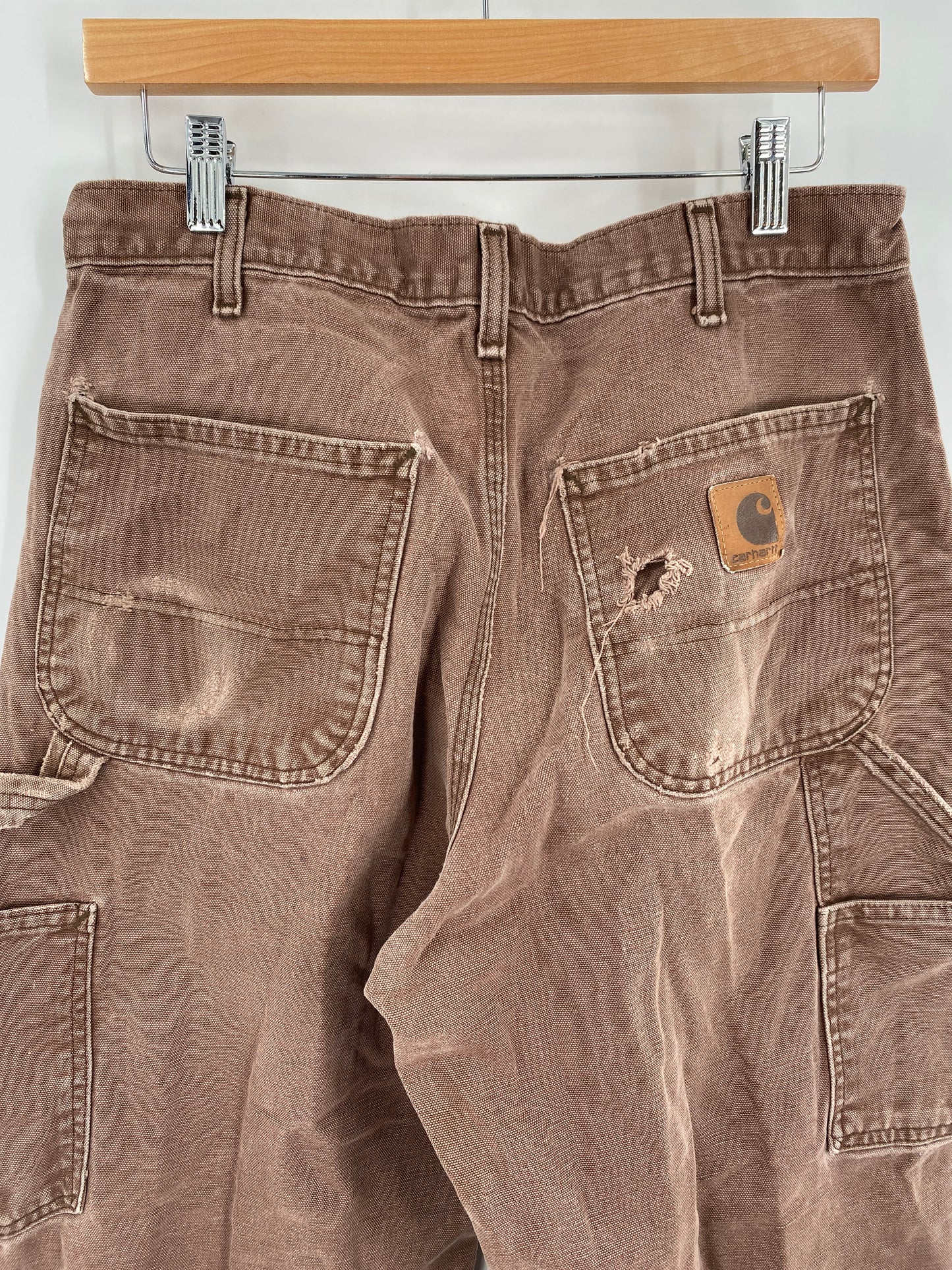 Vintage CARHARTT Size W31 x L29 Duck Pants / F7492P