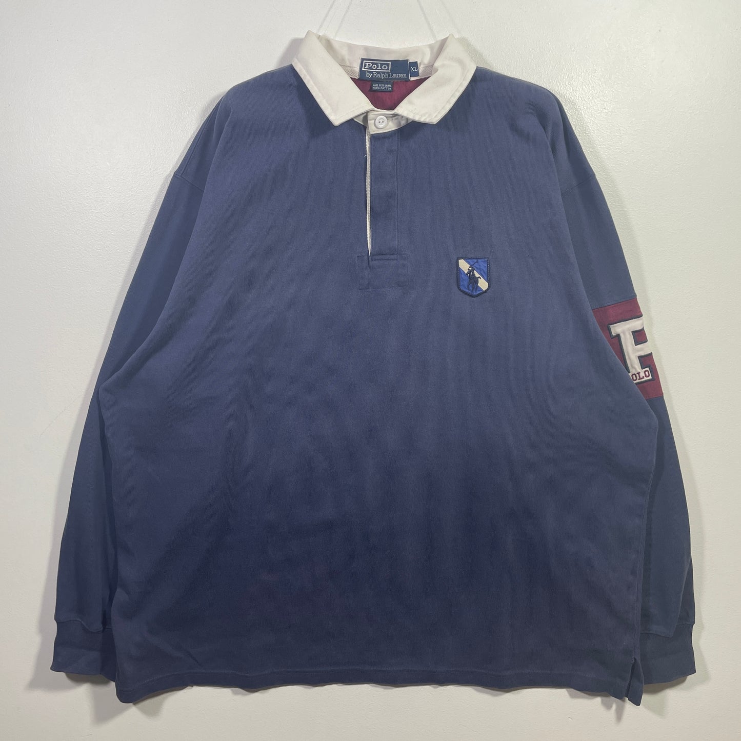 (XL) 90's POLO RALPH LAUREN Vintage Rugby shirt / A0888R