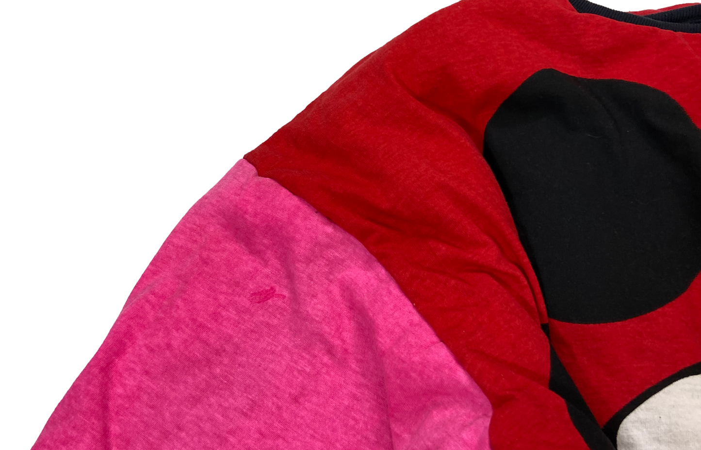 80's MICKEY MINNIE Padded Size No tag (Approx.XL) Reversible Vintage Sweat-Shirt / F5846S