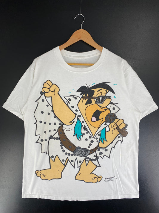 1993 THE FLINTSTONES Size No tag (Approx. XL) Vintage T-shirt / G3074T