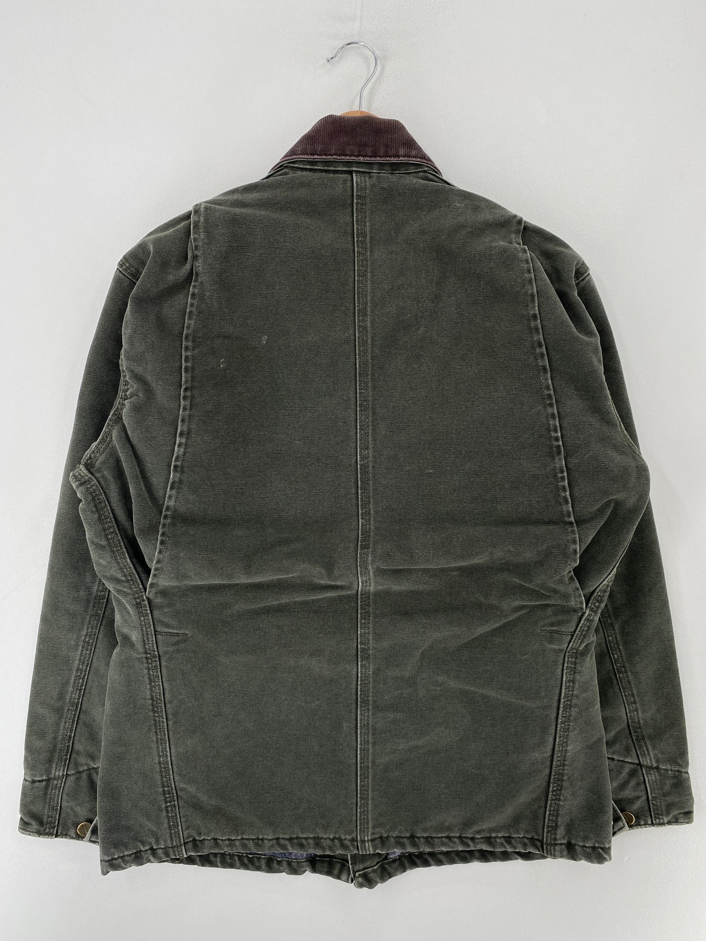 90's CARHARTT Made in USA Size S Vintage Duck Hoodie Jacket / F8752J